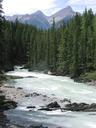 Rushing river in Yoho National Park.